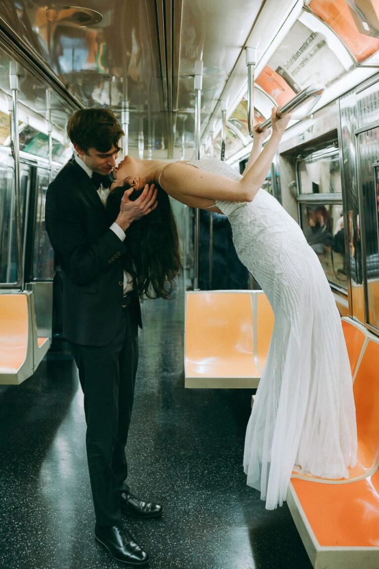 nyc subway wedding photo 826x1239 1 768x1152