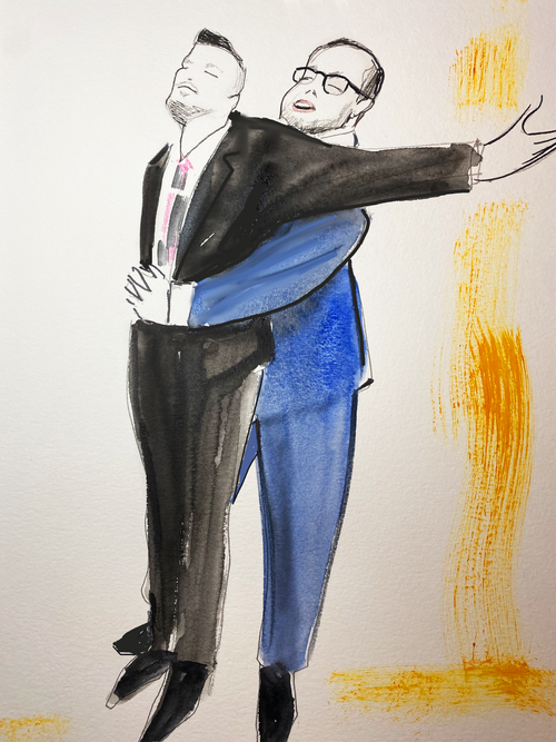 HuggingMenatWedding