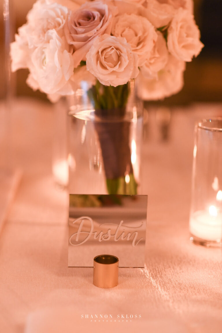 Dallas Calligrapher Wedding Place Cards 768x1150