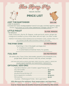 The tipsy pig price list Instagram Post 45 240x300