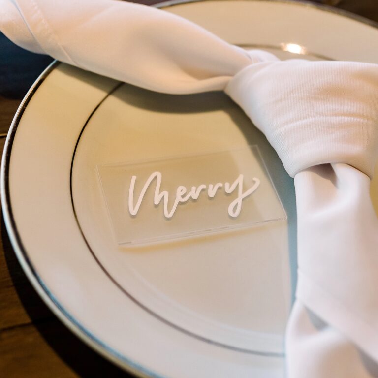 Wedding Acrylic Place Card 730 768x768