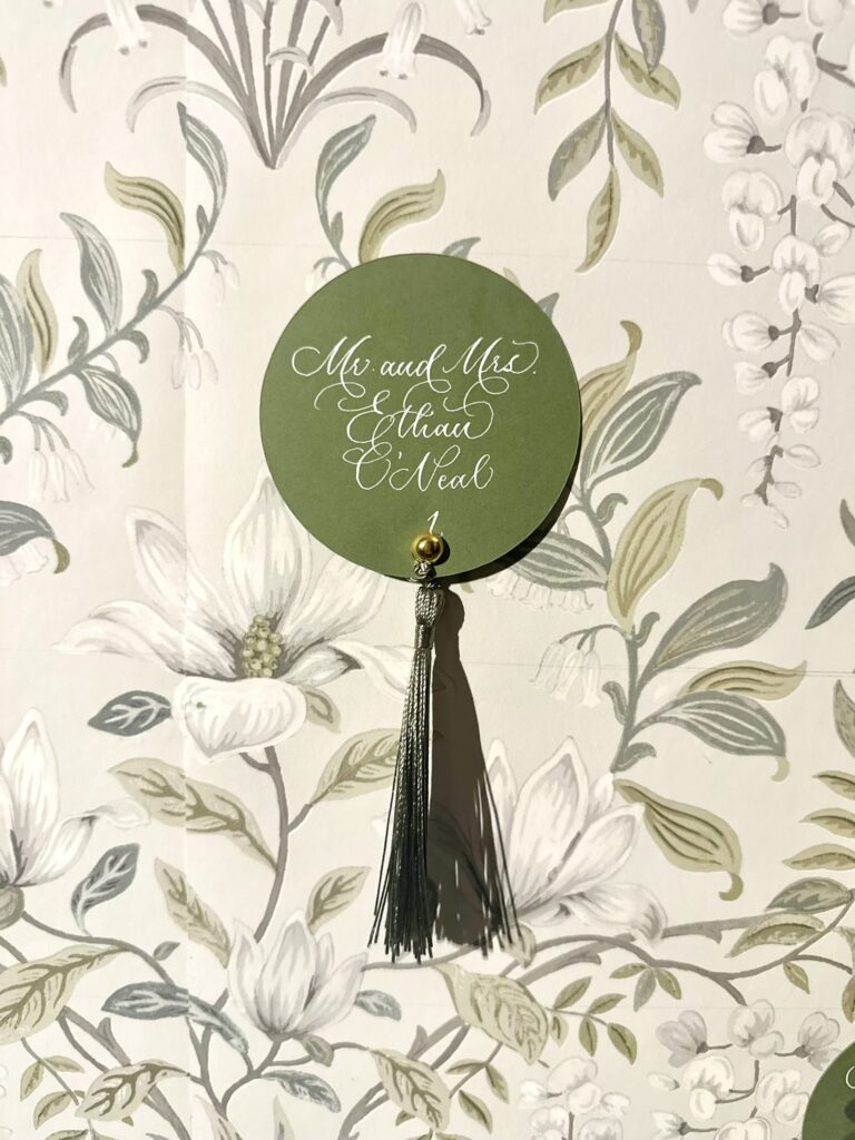 escort card wall d weddings 768x1024