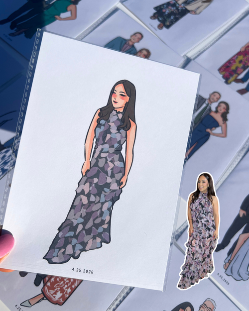 scottsdale az live event illustrator guest portrait