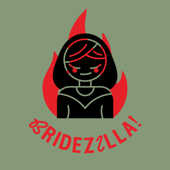 Bridezilla limited-edition Brideline Easter Egg sticker