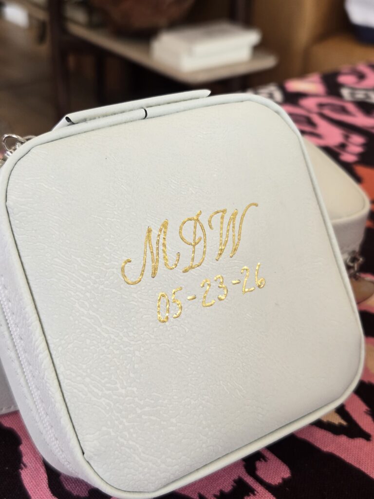 Gold hot foiling Handwritten by Belle 768x1024